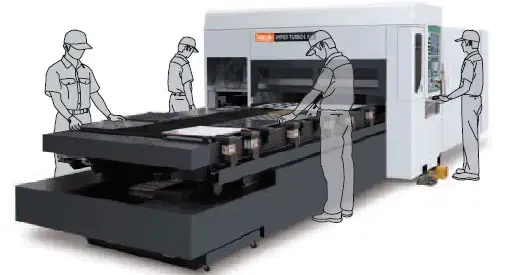 Spécial TOLEXPO 2007 : MAZAK LASER Mazak présente pour la première fois en France la machine de découpe laser Hyper Turbo-X