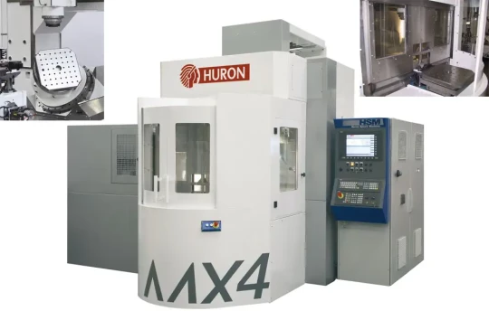 MX 4, le nouveau centre d'usinage HSC 5 axes bipalette HURON