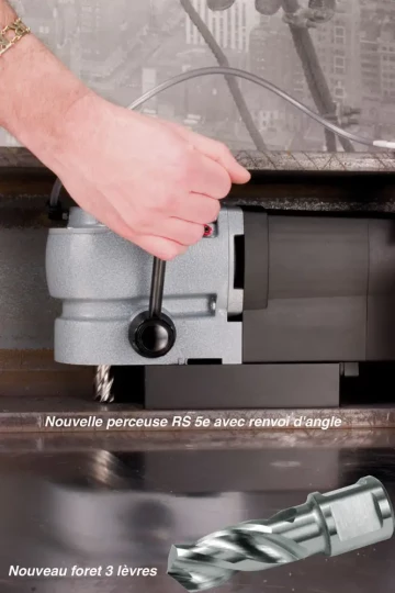 Spécial INDUSTRIE 2008 : RUKO a développé un nouveau modèle de perceuse à renvoi d'angle, ainsi qu'un foret 3 lèvres pour les petits diamètres