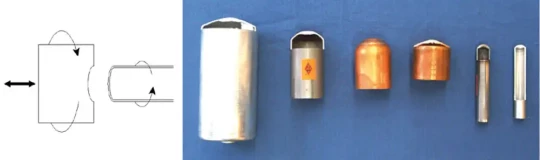 Le nouveau procédé EMS de fermeture de tubes à froid est basé sur une combinaison du fluotournage et de la poussée axiale