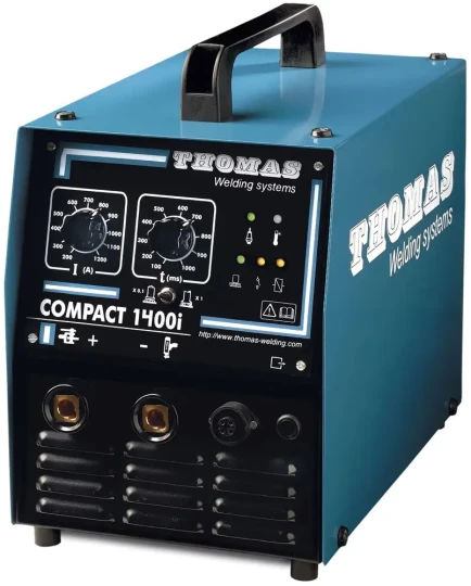 Spécial INDUSTRIE 2008 : THOMAS WELDING SYSTEMS présentera le COMPACT 1400i, générateur de soudage de goujons M 3 à M 18.(RB M20) équipé de la toute dernière technologie onduleur
