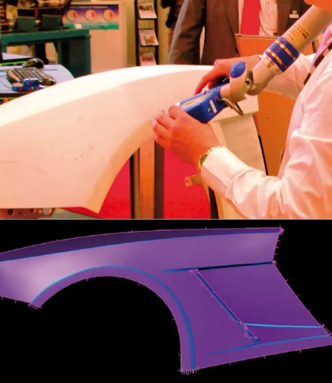 Spécial INDUSTRIE 2008 : du bras FARO à l'optimisation de surfaces Class A avec les logiciels TEBIS, une large plateforme pour les technologies de surfaces