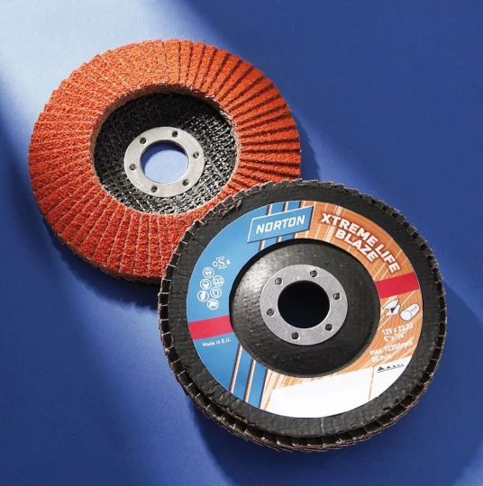 La nouvelle génération de disques à lamelles Xtreme R980 de NORTON permet d'abaisser les coûts de meulage