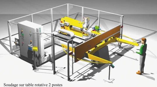 FERDOILE INDUSTRIE a développé une gamme de machines de soudage pour armature à béton