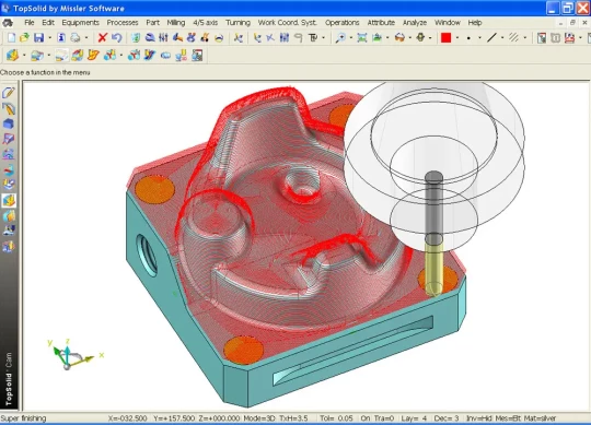 Jusqu'à 2 fois et demi plus vite avec TopSolid'Cam 2008 de MISSLER SOFTWARE