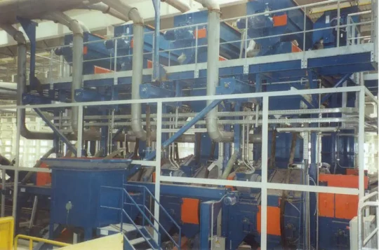 Grenailleuse de décalaminage de multi barres : la solution WHEELABRATOR Group