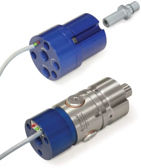 Spindle Shield, le nouveau joint tournant DEUBLIN pour fluide de coupe avec système de protection de la broche des centres d'usinage
