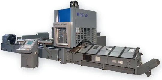 Spécial EUROBLECH 2008 : TUBE TECH MACHINERY exposera le centre de découpe laser pour tubes FL 250/3 D