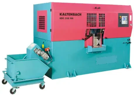 Spécial INDUSTRIE 2009 : KALTENBACH exposera en particulier une scie à ruban automatique spéciale coupe droite de la série KBC
