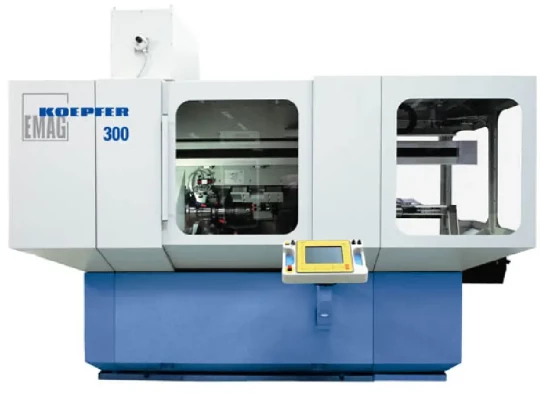 Spécial INDUSTRIE LYON 2009 : pour les pièces longues, NODIER EMAG exposera une machine de taillage d'engrenages KOEPFER 300