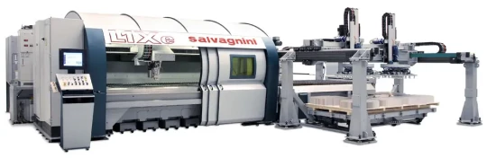 SALVAGNINI garantit une haute productivité et des coûts horaires réduits avec la machine de découpe laser avec source à