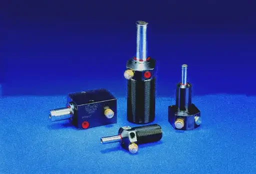 Le vérin Tireur-Pousseur AMF VEKTEK, avec piston guidé en rotation, est équipé d'un mécanisme de protection contre les surcharges