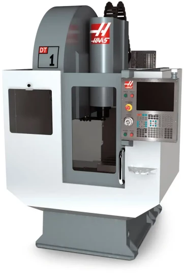 la perceuse taraudeuse DT-1 de HAAS AUTOMATION, à la fois compacte, puissante et rapide, qui intègre toutes les fonction