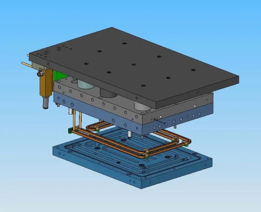 un temps de cycle jamais atteint pour le moulage de la fibre de carbone avec le dispositif de chauffage par induction de
