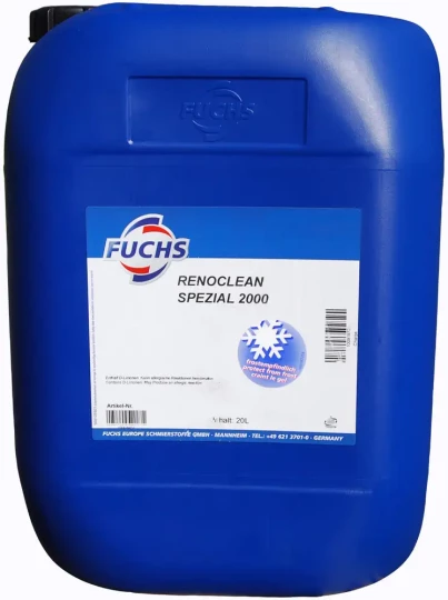 Renoclean Spezial 2000 de FUCHS, une lessive de nettoyage de sols et bâtis machines