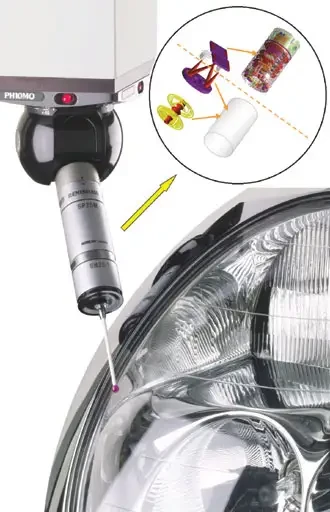 SP25  de RENISHAW, un palpeur de scanning miniature