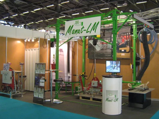 Spécial TOLEXPO 2009 : MANUT-LM exposera ses palonniers à ventouses par le vide pour la manutention de tôles