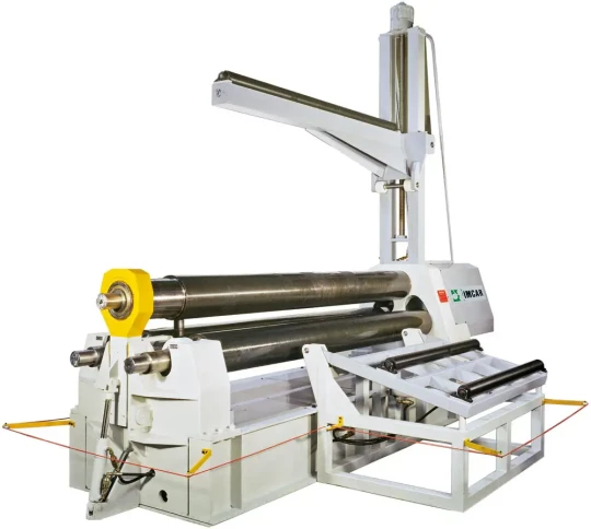 IMCAR propose une rouleuse hydraulique à trois rouleaux