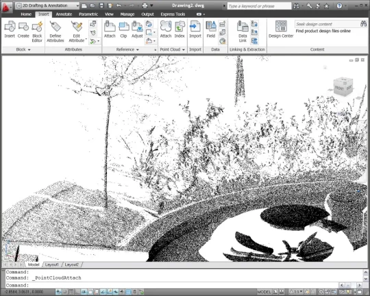 Coopération FARO / Autodesk : AutoCAD 2011 prend maintenant en charge les données de nuages de points