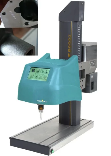 P5000ZEM de PROPEN est une solution de marquage par micro-percussion sur colonne