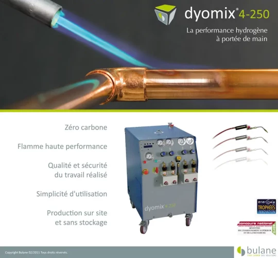 Spécial INDUSTRIE LYON 2011 : BULANE présentera son procédé de fabrication de gaz pour le soudage et le coupage