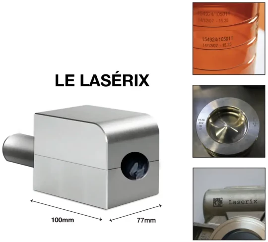 Le Laserix d'ISTECH bénéficie de la plus petite tête de marquage laser du marché 