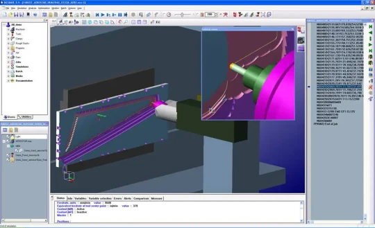 logiciel simulation d'usinage NCSIMUL 8.9 de SPRING