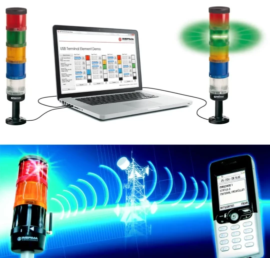 Des nouvelles colonnes lumineuses intelligentes chez WERMA