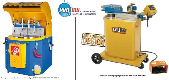 Une cintreuse électrique BALEIGH sur le stand PRO-DIS sur Industrie Paris