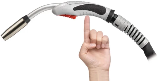 une torche de soudage ergonomique chez TRAFIMET à Industrie Paris