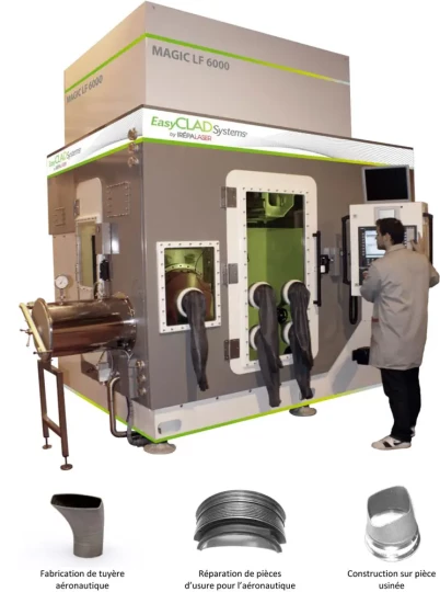 EasyCLAD MAGIC LF6000 d'IREPA LASER : une machine de fabrication additive