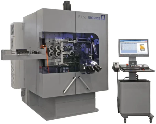 WAFIOS FUL 56, une machine modulaire pour la fabrication de ressorts de compression
