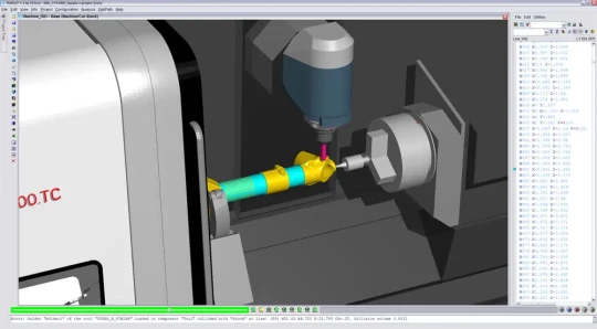 Plus de 100 amélioration pour la simulation des machines-outils CN avec Vericut 7.2 de CGTECH