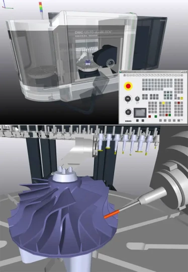 Amélioration de la simulation des machines DMG sur TopSolid’Cam de MISSLER SOFTWARE via une nouvelle interface