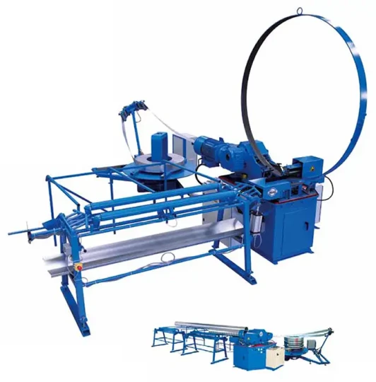Des gaines de ventilation d\'un diamètre de 80 à 2500 mm sont produites avec la SPIRO Tubeformer 2020
