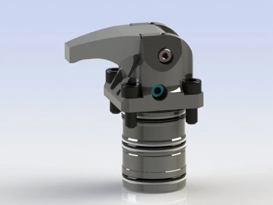 Grande force de bridage dans un encombrement réduit avec le système de bridage compact d'ITB INNOVATION exposé à Industr