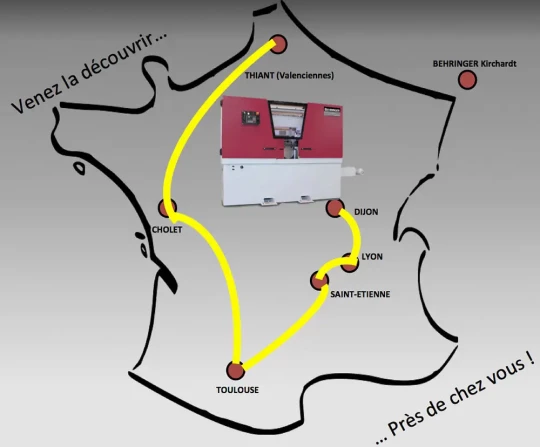 La scie de précision BEHRINGER HBE Dynamic présentée dans plusieurs villes