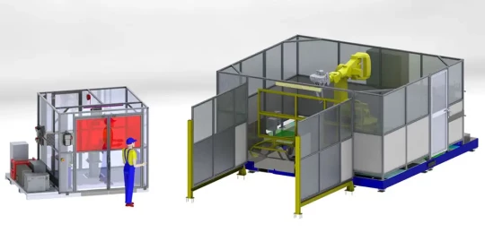 Ilot robotisé pour le soudage et l'assemblage chez L SYSTEMS à Tolexpo