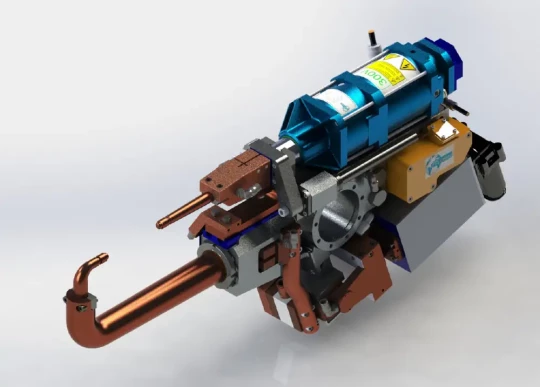 Pince de soudage par résistance pour robot chez FTS WELDING à Tolexpo