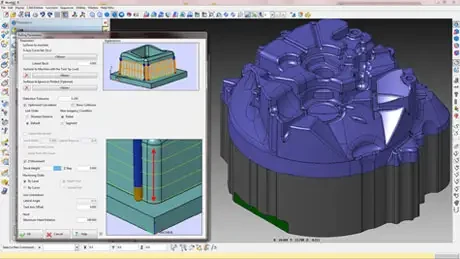 Parcours 5 axes automatique sur base 3 axes calculés - VERO SOFTWARE