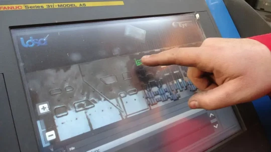 Machine découpe jet eau LDSA avec caméra