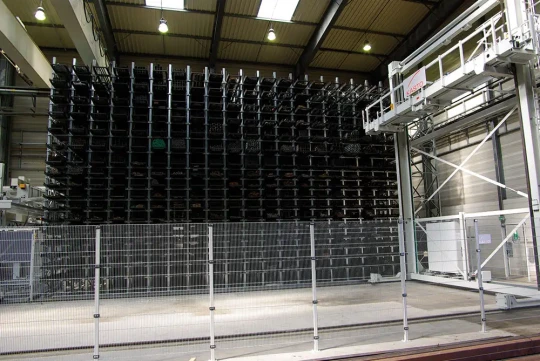 Magasin stockage nid abeille produit long