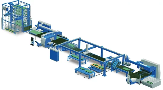 FMS tôlerie pour fabrication de pièces unitaires