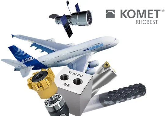Perçage, alésage et filetage pour l'aéronautique chez KOMET