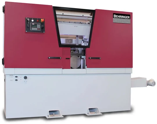La scie à ruban HBE Dynamic en démonstration chez BEHRINGER-EISELE