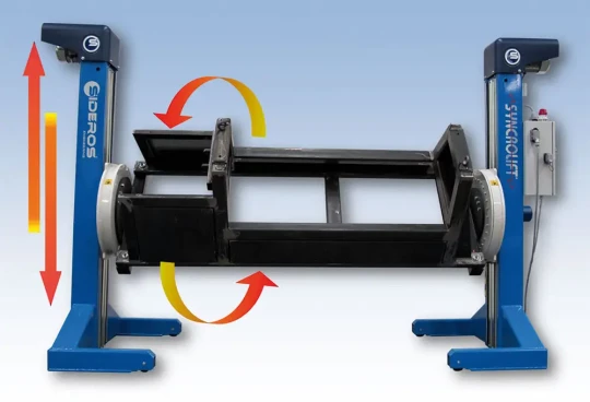 Postionneur à colonnes avec rotation SIDEROS Synchrolift