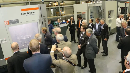 Usinage pour l'aéronautique ou les moulistes sur Handtmann HBS Trunnion