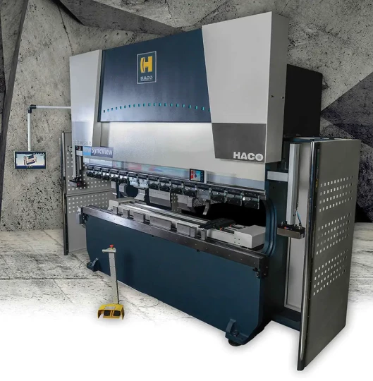 Des axes rapides sur la presse plieuse HACO Pressmaster