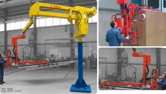 Manutention de charges jusqu'à 1500 kg conforme à la norme 269/90