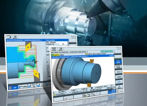 Cycle de contournage pour tournage 4 axes - SIEMENS